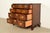 1980s Councill Furniture Georgian Carved Solid Mahogany Block Front Chest of Drawers For Sale - Image 5 of 13