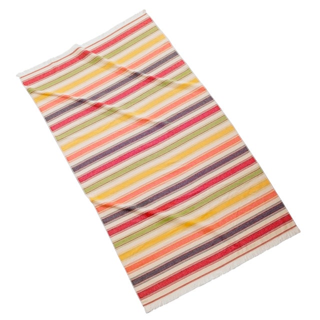 With colorful stripes and eyelash fringe details, our Pareo Fouta Beach Towel is the epitome of chic summer style. 100%...