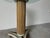 1960s Hollywood Regency Carved Wood Column & Brass Ball Feet Side Table/ Sold For Sale - Image 5 of 12