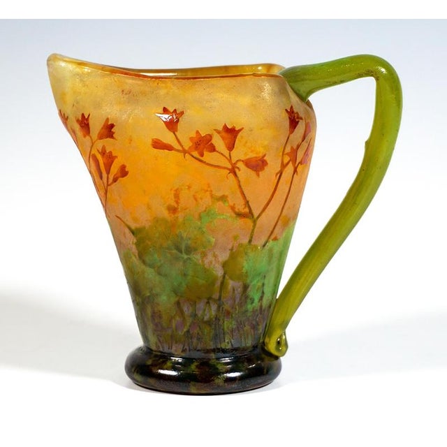 Art Nouveau Rain of Fire Vase with Coralbell Decor from Daum Nancy, France, 1900 For Sale - Image 4 of 8
