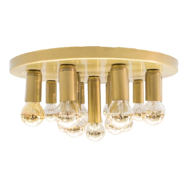 Space Age Wall or Ceiling Lamp with 16 Lights, 1960s For Sale