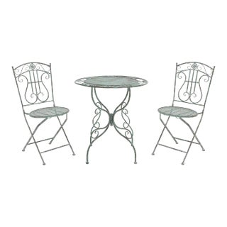 Semly 3 Piece Bistro - Antique Dark Green For Sale