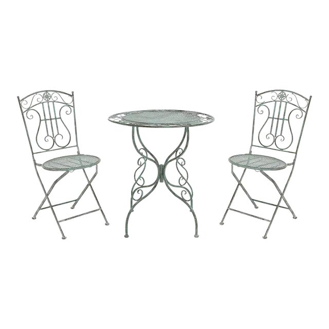 Semly 3 Piece Bistro - Antique Dark Green For Sale