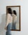 Mid 20th Century 20th Century French Natural Wood Framed Wall Mirror For Sale - Image 5 of 8