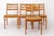 Vintage Swedish Oak Chairs by Alb Johansson & Söner, 1960s, Set of 4 For Sale - Image 10 of 10