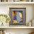 This is a new abstract color-block oil painting exploring colors and shapes. The oil painting is done on a hardboard...