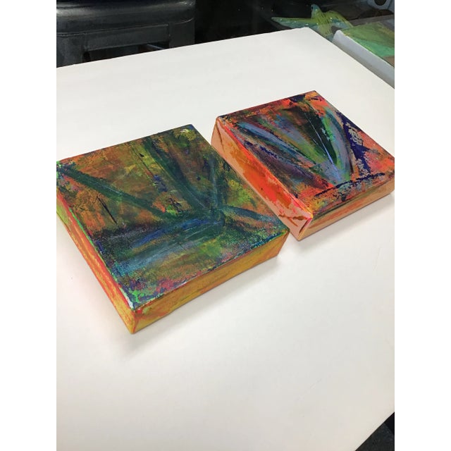 2 Paintings Sold as a Pair "Enchanted Forest" and "Enchanted Forest 2" For Sale - Image 4 of 6