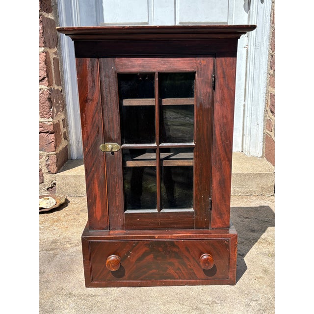 Late 19th Century Small and Charming Country Kitchen Cupboard For Sale - Image 9 of 10