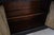 Wood Hickory White Regency Black & Gold Breakfront Bookcase For Sale - Image 7 of 18