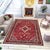Hand knotted by skilled artisans from 100% wool and colored with all-natural vegetable dyes, this vintage antique-style...