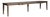 Late 20th Century France Weathered Grey Metal Long Metal-Legged Bench Table For Sale