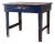 Antique Blue Farmhouse Work Table With Drawer For Sale