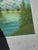 Textile 1990s Riverside and Mountains Landscape Painting With Colorful Bushes on Canvas For Sale - Image 7 of 8