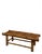 Bamboo & Rattan Midcentury Modern Bench For Sale