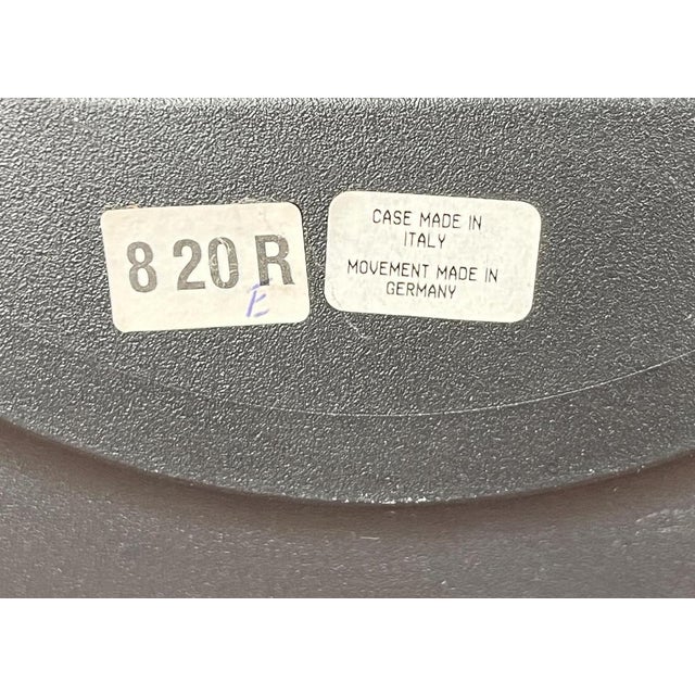 Vintage Italian Postmodern Wall Clock from Junghans, 1980s For Sale - Image 11 of 16