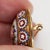 Metal Early 20th Century Victorian 14k Yellow Gold Floral Micro Mosaic Pin For Sale - Image 7 of 10