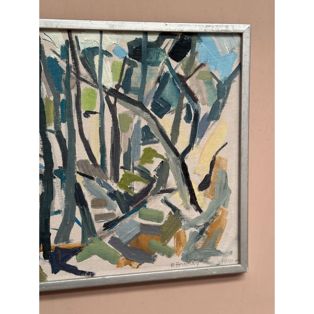 Bengt Forsberg, Spring in Kvarnbo, 1950, Oil on Panel, Framed For Sale - Image 12 of 15