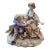 Antique Meissen Style Porcelain Romantic Figurine For Sale