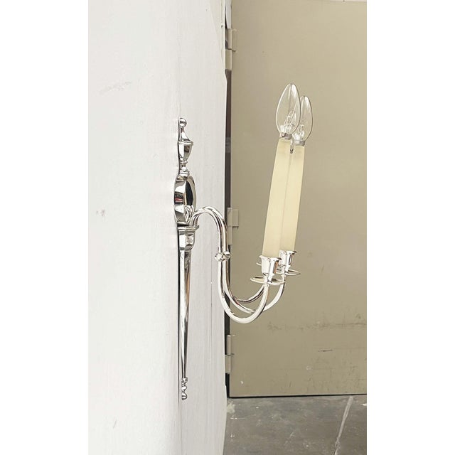 Vintage Neo-Classical Hollywood Regency Italian Sconces, Set of 3 For Sale - Image 9 of 18