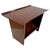 An Edward Wormley for Dunbar Modernist magazine table. Mahogany. Featuring original Dunbar labels.