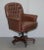 We are delighted to offer for sale this pretty much new brown leather chesterfield office i had two of these, one has now...