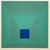 Josef Albers Vintage 1971 Limited Edition Hand Signed " P-Blue " Framed Mid Century Modernist Exhibition Silkscreen Print For Sale - Image 14 of 18
