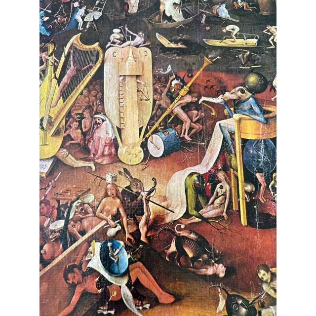 Garden of Earthly Delights Print on Canvas From Spain For Sale - Image 9 of 12