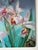 Green 1991 Sonia Gil Torres Colombian Floral Still Life Oil on Canvas Painting For Sale - Image 8 of 11