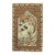 Antique Zabihi Collection Persian Tabriz Rooster Swan Rug Mat - 1'9" x 2'9" For Sale