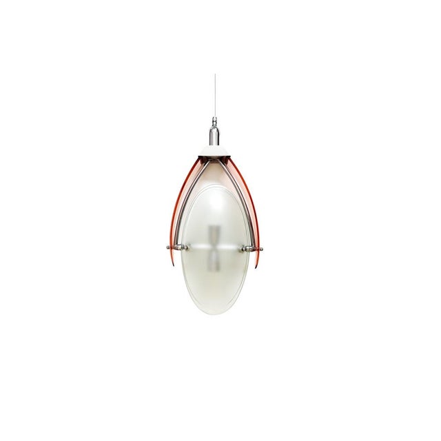 Two-Lights Pendant from Cristal Arte For Sale - Image 4 of 4