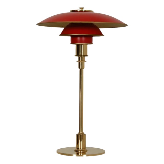Red Ph3/2 Table Lamp from Poul Henningsen, 1990s For Sale