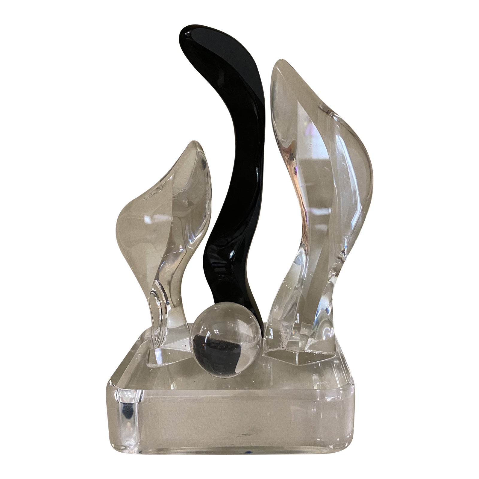Vintage Lucy Phelps Lucite Sculpture Chairish