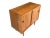 Vintage Danish Modern Teak Bar Cabinet With Sliding Doors For Sale - Image 4 of 14