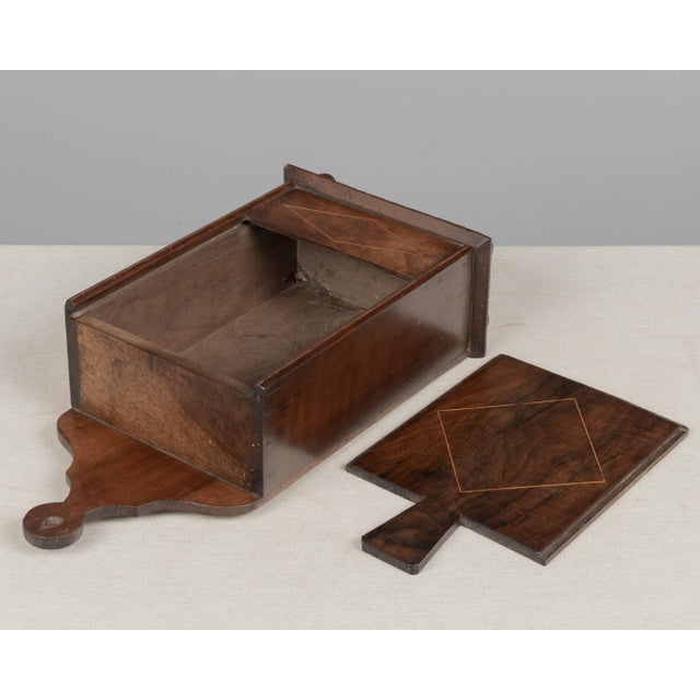 Wood 19th Century French Decorative Box or Fariniere For Sale - Image 7 of 8