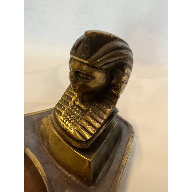 1970s 1970s Egyptian Brass Ashtray Catchall Dish For Sale - Image 5 of 7