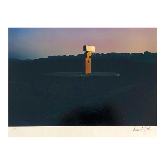 Marc RiboudVintage Color Photograph Kadishman Sculpture Jerusalem Museum Marc Riboud Photo, 1973 For Sale