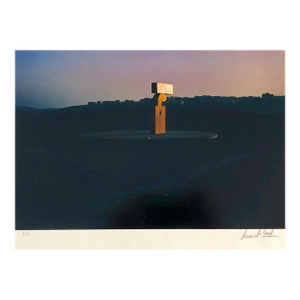 Marc RiboudVintage Color Photograph Kadishman Sculpture Jerusalem Museum Marc Riboud Photo, 1973