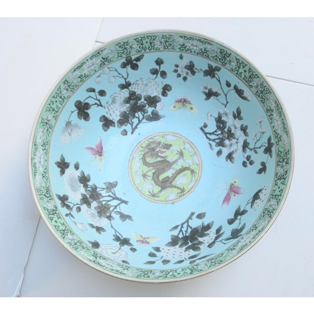 Chinese Porcelain Center Bowl Guangxu Seal Late 19th For Sale - Image 13 of 16