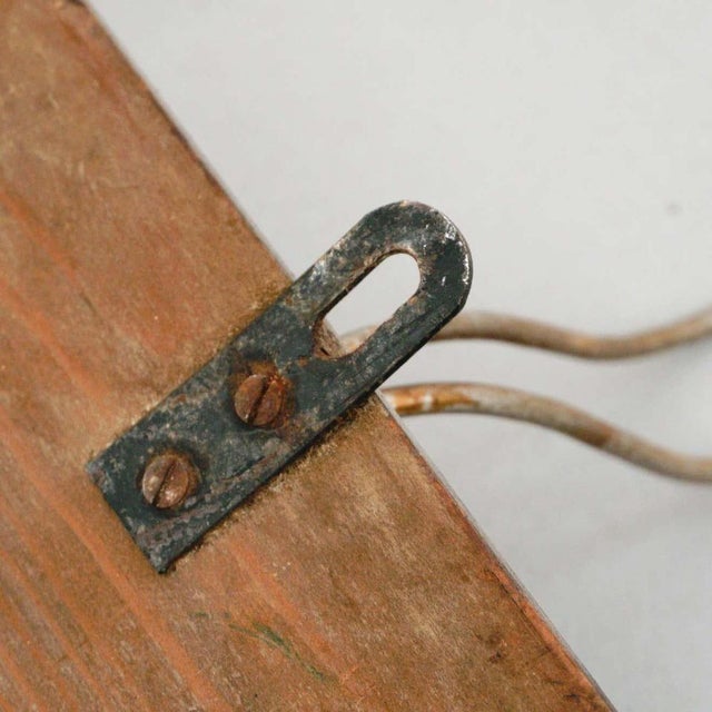 Wood and Metal Coat Rack, 1940s For Sale - Image 9 of 11