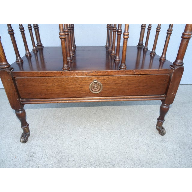 Vintage Mill Valley Canturbury Magazine Rack For Sale - Image 11 of 12