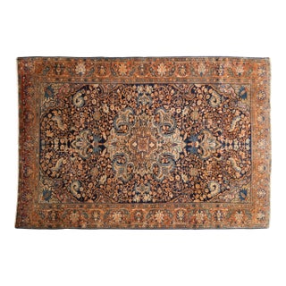 Vintage Farahan Sarouk Rug - 4'4" x 6'4" For Sale