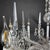 Eight-Light Bohemian Crystal Chandelier, 1950 For Sale - Image 9 of 10