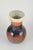 Rörstrand Large ceramic vase by Drejargruppen, 1974. Wheel-thrown stoneware vase with deep dark glaze and hand-painted...