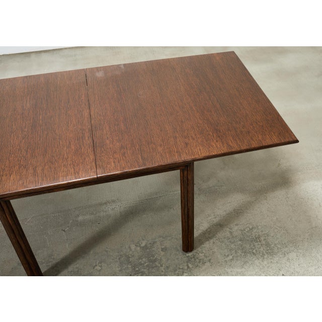 McGuire Organic Modern Rattan and Oak Flip-Top Games Table For Sale - Image 13 of 18