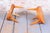 Wood Mid-Century Small Tables in Larch Wood, Czech, 1950s, Set of 2 For Sale - Image 7 of 10