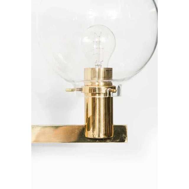 Rare wall lamps model v-305/2 designed by hans-agne jakobsson. Produced by hans-agne jakobsson ab in markaryd, sweden....