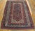 Early 20th Century W. Persian Kurdish Carpet ( 4'6" x 6'9" - 137 x 206 ) Antique Kurdish Persian Blue 1900s Rug, Circa...