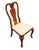 UNIVERSAL FURNITURE Cherry Traditional Queen Anne Style Dining Side Chair 39.5" High 21.5" Wide 24.5" Deep Seat: 18.5"...