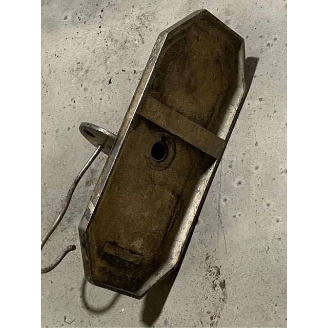 Mid 20th Century Antique Gothic Church Cathederal Sconce Plate Base Part Three Light by Sterling For Sale - Image 5 of 6