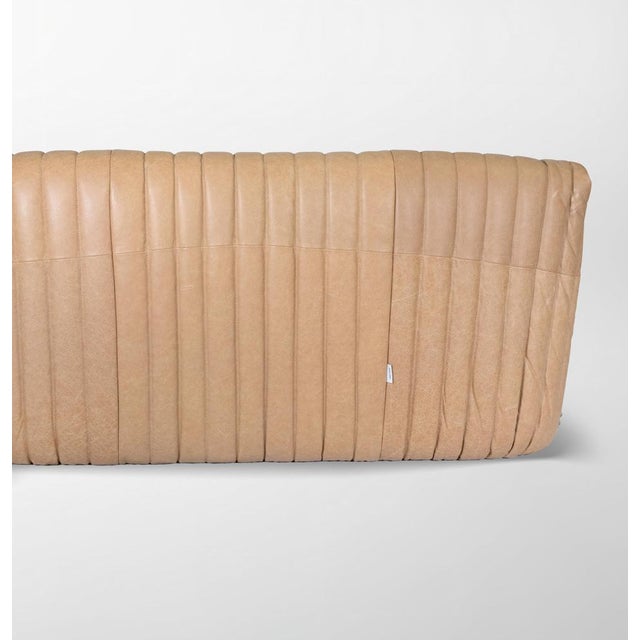 Sandra Sofa is a design item realized in 1980s for Cinna (Ligne Roset). Designed by Annie Hieronimus in 1976. Rare Leather...
